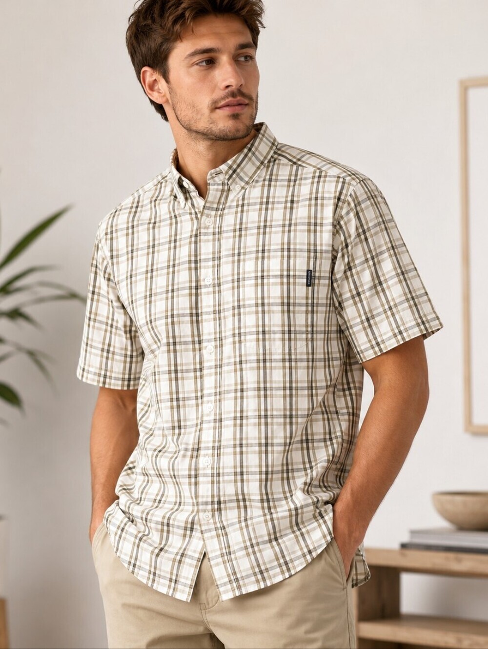 Columbia Button Down Short Sleeve Shirt